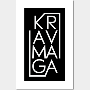 Krav Maga Brick Lettering Israeli Martial Arts Posters and Art